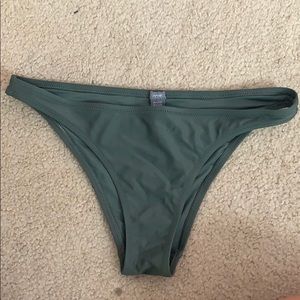 Olive green bikini bottoms